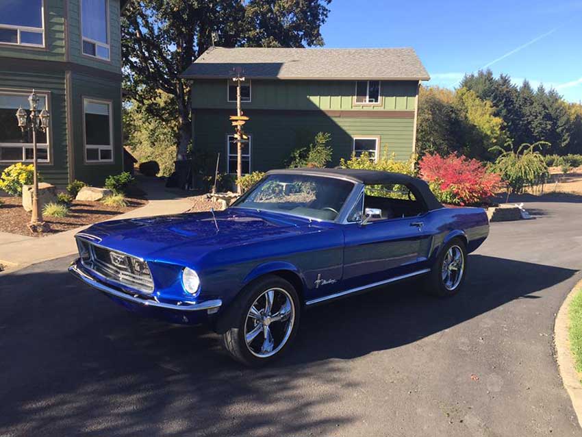 restored 1968 ford mustang