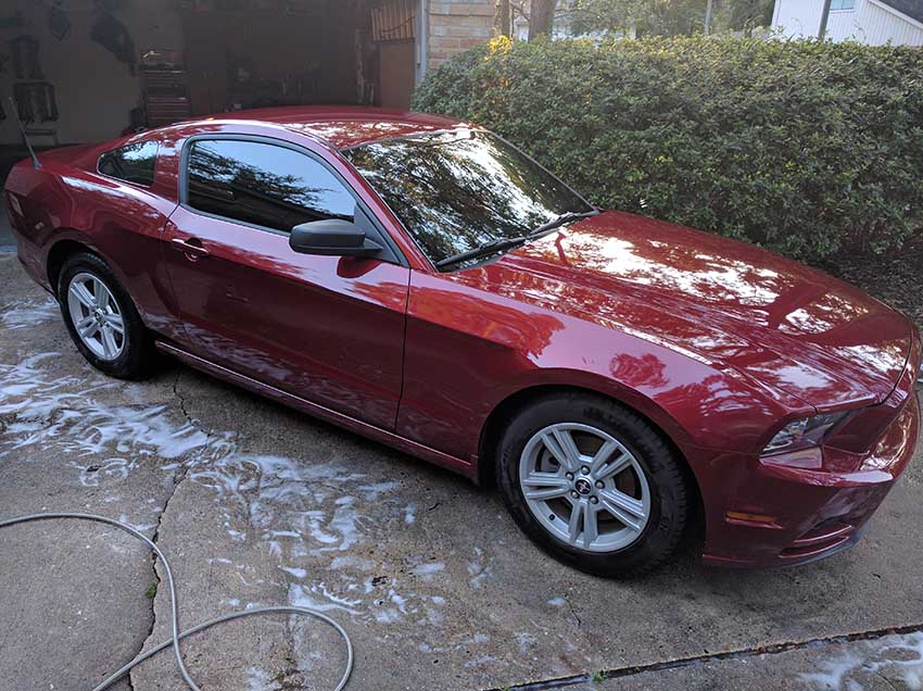 5th Gen Ruby Red 2014 Ford Mustang V6 Automatic Sold Mustangcarplace