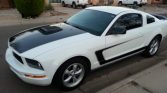 5th gen white 2007 Ford Mustang V6 standard For Sale