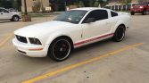 5th generation white 2005 Ford Mustang V6 automatic For Sale