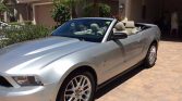 Silver 2011 Ford Mustang convertible automatic V6 For Sale