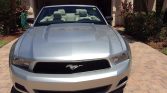 Silver 2011 Ford Mustang convertible automatic V6 For Sale