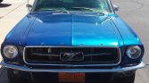 1st gen Cobalt Blue 1967 Ford Mustang coupe V8 For Sale