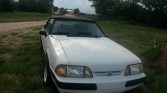 3rd generation white 1989 Ford Mustang coupe 5.0 V8 For Sale