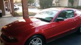 5th generation red 2010 Ford Mustang V6 automatic For Sale