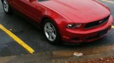 5th generation red 2010 Ford Mustang V6 automatic For Sale