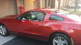 5th generation red 2010 Ford Mustang V6 automatic For Sale