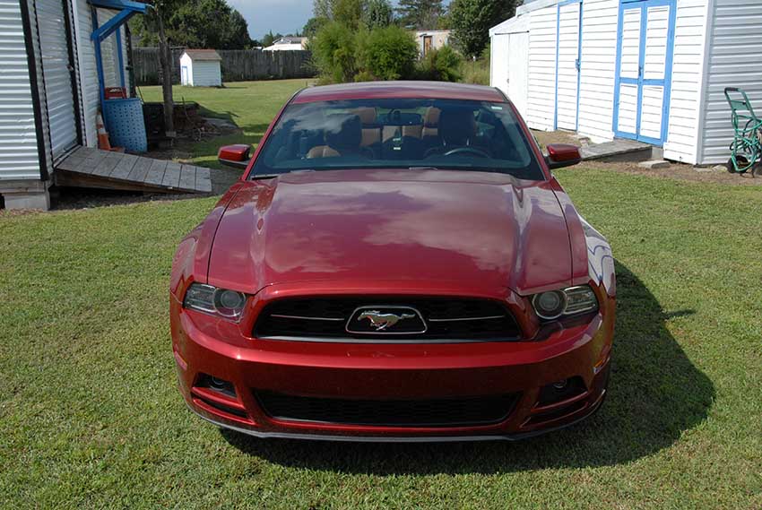 Ruby Red Metallic 2014 Ford Mustang V6 Low Miles For Sale Mustangcarplace