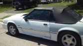 3rd generation white 1989 Ford Mustang GT Cobra For Sale