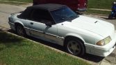 3rd generation white 1989 Ford Mustang GT Cobra For Sale