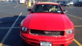 5th generation red 2008 Ford Mustang convertible V6 For Sale