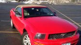 5th generation red 2008 Ford Mustang convertible V6 For Sale