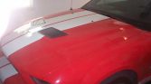 5th gen red 2008 Ford Mustang Shelby GT500 low miles For Sale