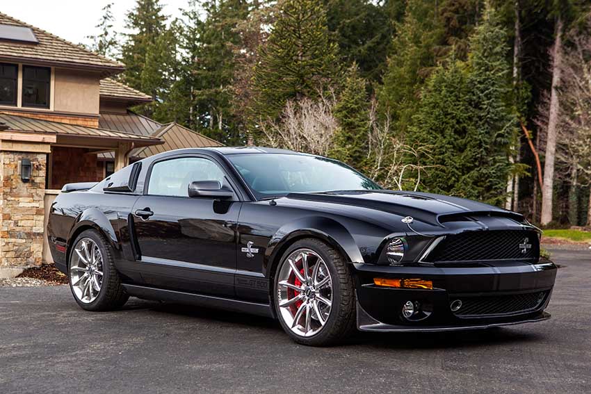 5th Gen Black 2007 Ford Mustang Gt500 Super Snake For Sale