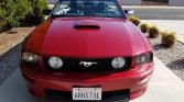 Candy Apple Red 2008 Ford Mustang GT CS convertible For Sale