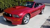 Candy Apple Red 2008 Ford Mustang GT CS convertible For Sale