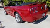 Candy Apple Red 2008 Ford Mustang GT CS convertible For Sale