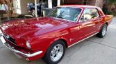 Candy Apple Red 1966 Ford Mustang Coupe Restomod For Sale