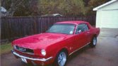 Candy Apple Red 1966 Ford Mustang Coupe Restomod For Sale