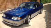 Blue Vortech V2 Supercharged 1990 Ford Mustang GT For Sale