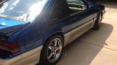 Blue Vortech V2 Supercharged 1990 Ford Mustang GT For Sale