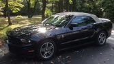 5th gen black 2010 Ford Mustang Premium convertible For Sale