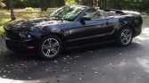 5th gen black 2010 Ford Mustang Premium convertible For Sale