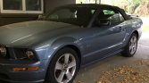 Windveil Blue 2007 Ford Mustang GT convertible For Sale
