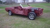 1968 Ford Mustang coupe to convertible conversion project For Sale
