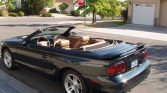 Pacific Green 1998 Ford Mustang GT convertible For Sale