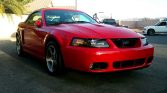 Torch Red 2003 Ford Mustang Cobra SVT convertible For Sale