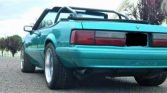 Calypso Green 1992 Ford Mustang convertible 5.0 V8 For Sale