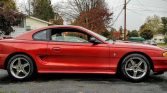 4th generation red 1994 Ford Mustang automatic For Sale