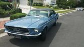 1st gen classic blue 1967 Ford Mustang automatic For Sale