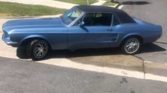 1st gen classic blue 1967 Ford Mustang automatic For Sale