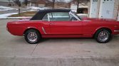Rangoon Red 1965 Ford Mustang convertible automatic For Sale