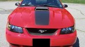 Torch Red Clearcoat 2003 Ford Mustang Mach 1 5spd For Sale
