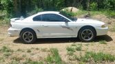 4th generation white 1996 Ford Mustang manual For Sale