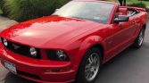Red 2006 Ford Mustang GT Premium convertible For Sale