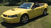 Yellow 2003 Ford Mustang GT 5spd convertible For Sale