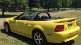 Yellow 2003 Ford Mustang GT 5spd convertible For Sale