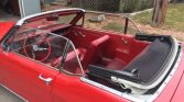 1st generation red 1965 Ford Mustang convertible For Sale