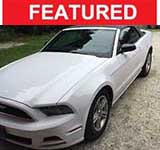 5th gen white 2014 Ford Mustang V6 automatic For Sale
