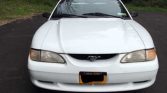 White 1995 Ford Mustang GT convertible 5spd V8 For Sale