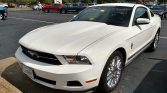 White 2012 Ford Mustang Premium V6 automatic For Sale