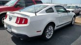 White 2012 Ford Mustang Premium V6 automatic For Sale