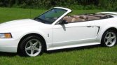 4th gen white 1999 Ford Mustang Cobra convertible For Sale