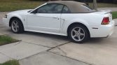 4th gen white 1999 Ford Mustang Cobra convertible For Sale