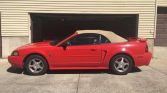 4th gen red 2004 Ford Mustang convertible automatic For Sale