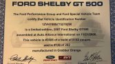 5th gen 2007 Ford Mustang Shelby GT 500 Cobra 5.4L For Sale